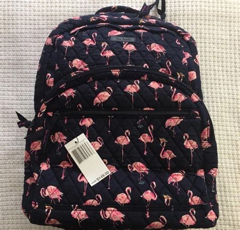 vera bradley flamingo backpack