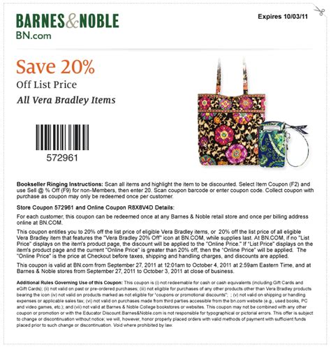 vera bradley outlet coupons printable