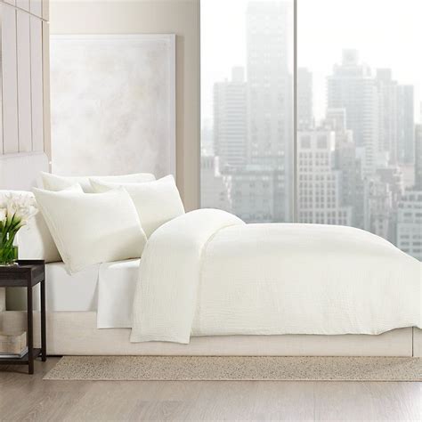 vera wang white comforter set