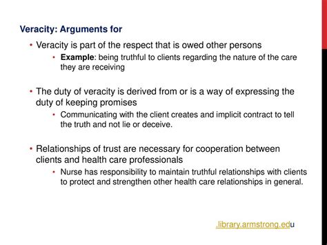 veracity definition in counseling