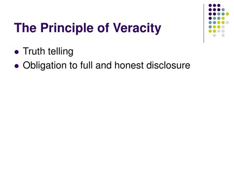 veracity meaning in ethics