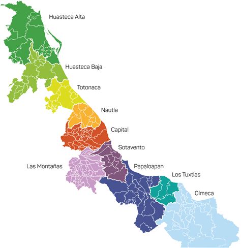 veracruz mapa municipios
