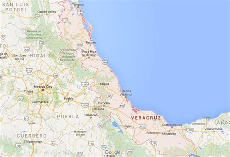 veracruz mexico map google