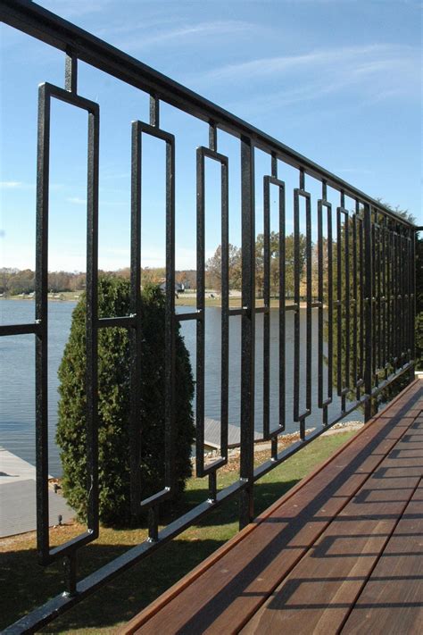veranda steel railing design