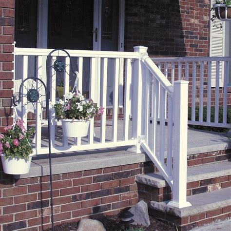 veranda vinyl stair railing