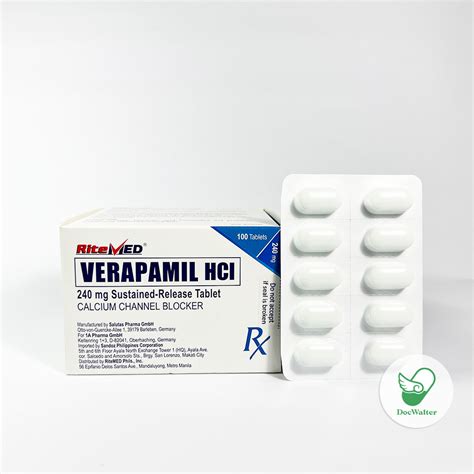 verapamil classe medicamentosa