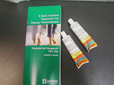 verapamil cream for plantar fibroma