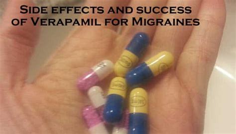 verapamil dose for migraine prevention