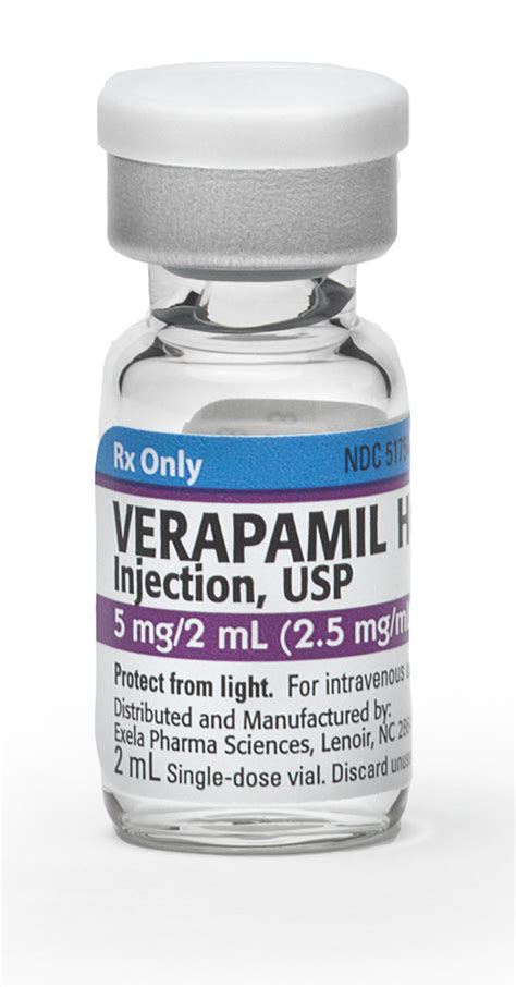 verapamil hydrochloride injection