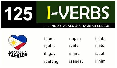 50 Useful Regular Verbs in Filipino (Home Lesson) | Filipino words