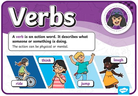 verb definition with example for class 2