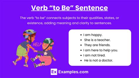 verb to be examples sentences with answers