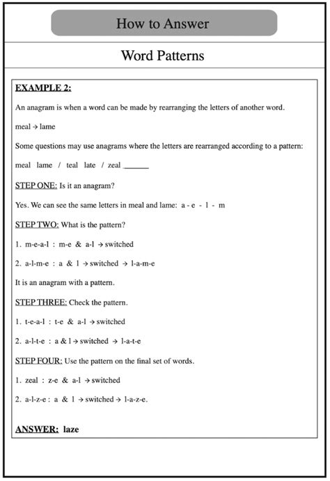 verbal questions examples