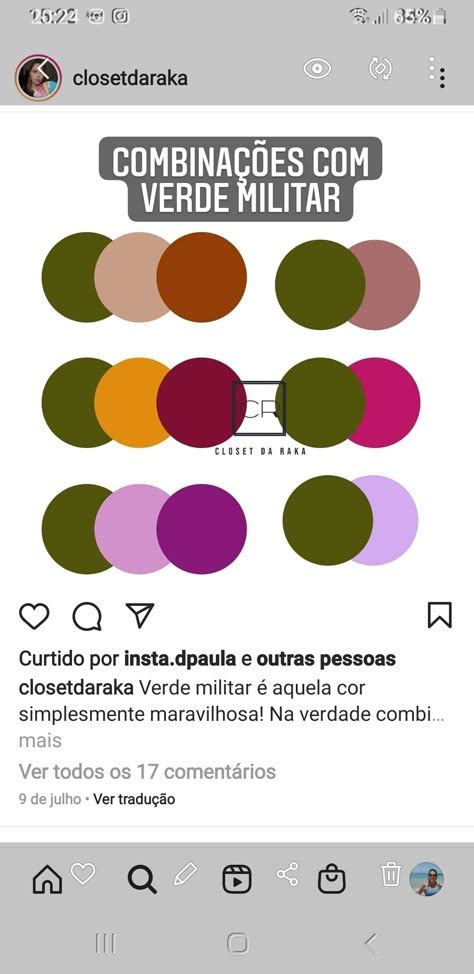 Verde Militarcombinaciones