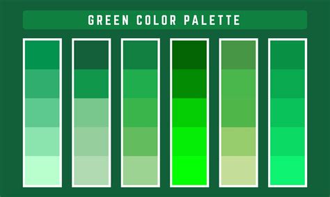verde tabela de cor