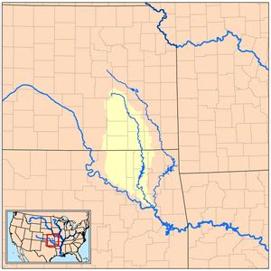 Verdigris River Map