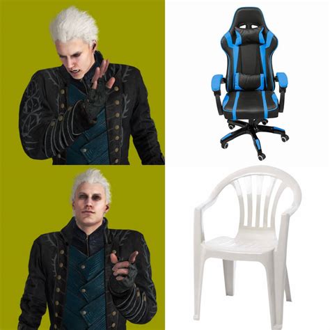 So, I saw that silly "Vergil Plastic Chair" meme and felt like making