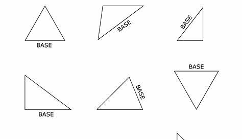 Esercizi sui Triangoli per la Scuola Primaria | Scuola, Triangoli