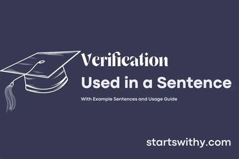 verification sentence examples