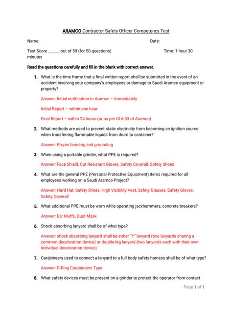 Verification Test Aramco