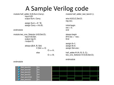 verilog code examples