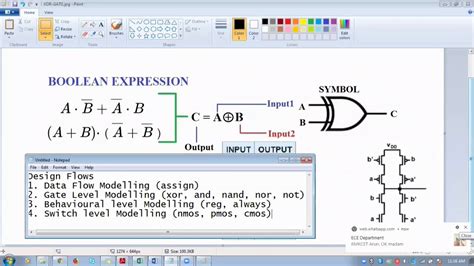verilog code for xor gate
