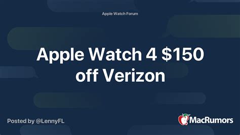 verizon $150 off apple watch