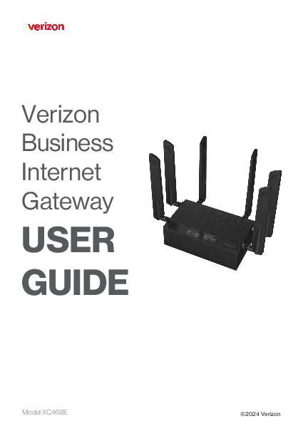 Verizon business internet setup illustration