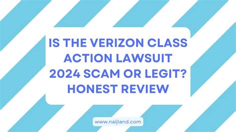 verizon class action lawsuit 2024 legit