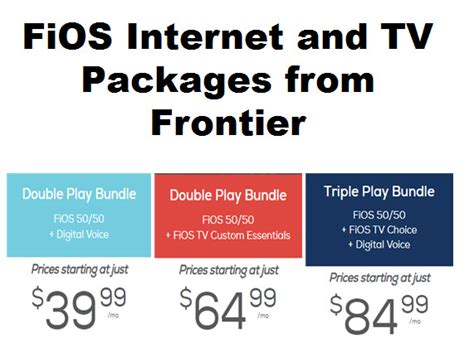 verizon fios internet plans