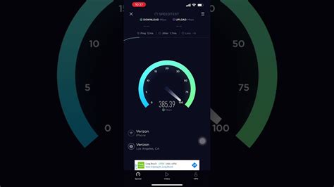 verizon internet speed test