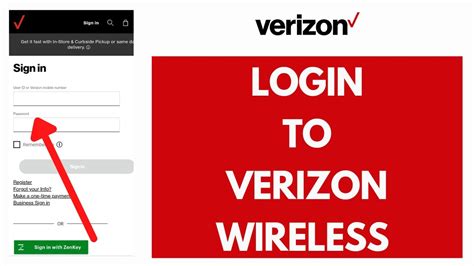 verizon wireless login issues