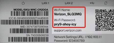 Verizon MiFi4620L Screenshot QuickStart Admin Password
