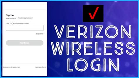 verizonwireless com login