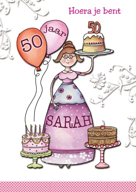 Sara 50 Verjaardagskaart, Verjaardag, Verjaardagsideeën