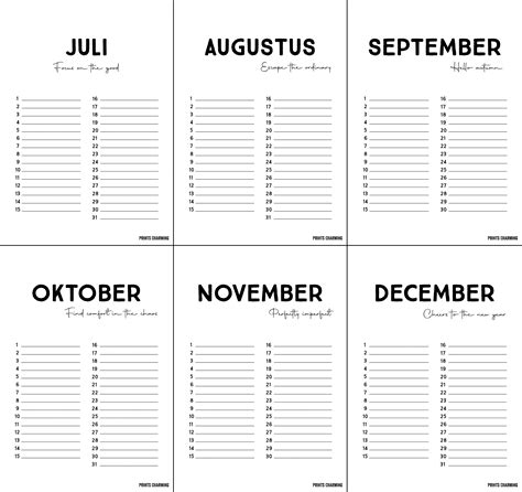Wonderful birthday calendar template with the yearly format to help you