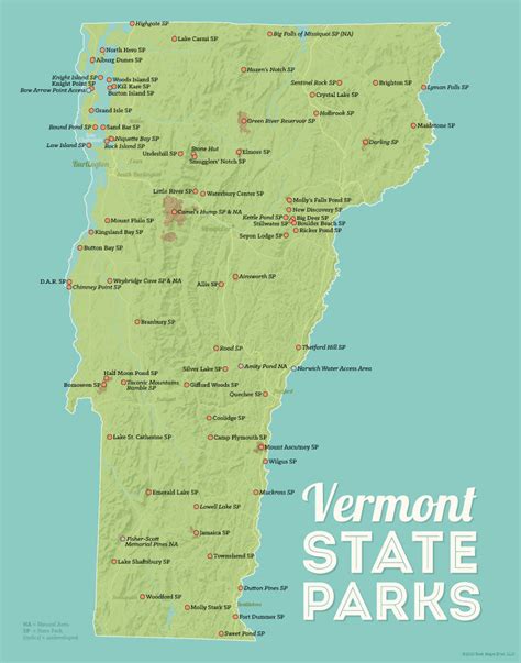 vermont camping map