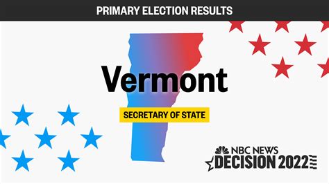 vermont secretary of state election results