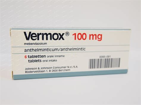 vermox 100 mg posologie