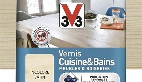 Vernis Cuisine Et Bain V33 075 L Incolore Vitrificateur & s Mat/satin En