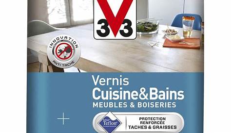 Vernis cuisine et bain V33, incolore mat, 0.75l Leroy Merlin