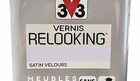 Vernis Relooking V33 Bricorama Meubles Boiseries Blanc Satin 0,5L