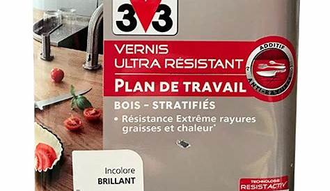 V33 Vernis Ultra résistant Plan de travail Incolore 0,5L