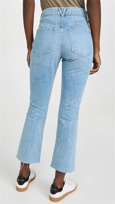 veronica beard carly kick flare jeans can be dressed up or down to suit a variety of occasions