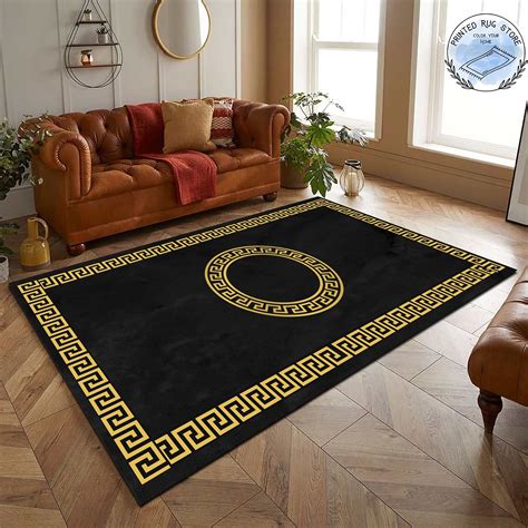 versace area rug