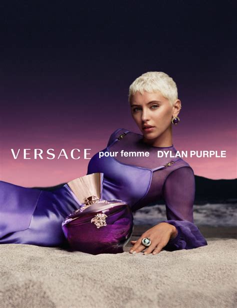 versace dylan purple advert model