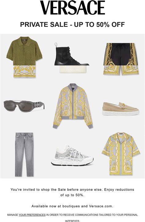 Versace Promo Code Australia