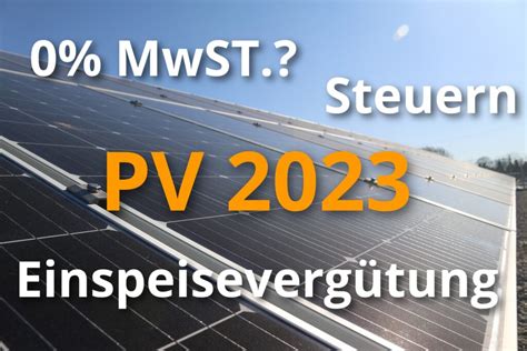 versteuerung photovoltaikanlage ab 2023