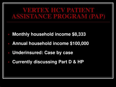 vertex patient assistance program