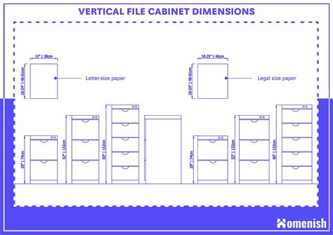 Vertical Filing Cabinets Sizes